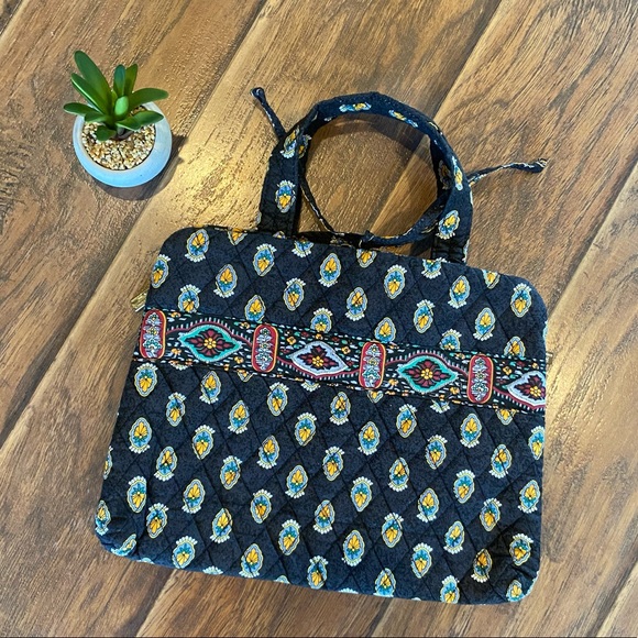 Americana by sharif quilted makeup cosmetics bag - Picture 12 of 12